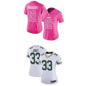 NFL Pink and White Women's Tops